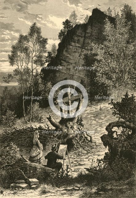 'Eagle Rock, Orange', 1874.  Creator: A. Measom.