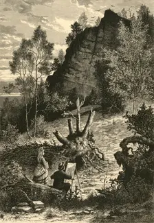 Eagle Rock, Orange 1874. Creator: A. Measom