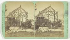 Eagle's Cage, Lincoln Park, Chicago, c. 1873. Creator: Copelin & Son