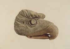 Eagle's Head, 1935/1942. Creator: Unknown