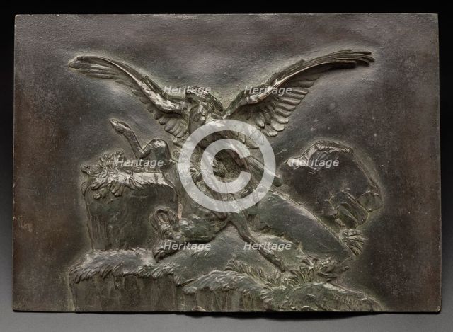 Eagle with Chamois, 1826. Creator: Antoine-Louis Barye.