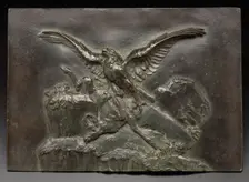 Eagle with Chamois, 1826. Creator: Antoine-Louis Barye