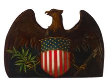 Eagle with Shield and Arrows, about 1875. Creator: Unknown