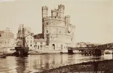 Eagle Tower, Caernarvon Castle, between 1870 and 1880. Creator: James Valentine