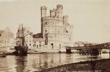 Eagle Tower, Caernarvon Castle, between 1870 and 1880. Creator: James Valentine