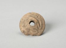 Ear Ornament or Spindle Whorl with Modeled Frog Motifs, A.D. 1450/1521. Creator: Unknown