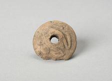 Ear Ornament or Spindle Whorl with Modeled Frog Motifs, A.D. 1450/1521. Creator: Unknown