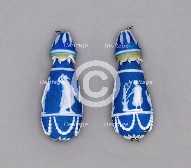 Ear Drops, Burslem, Late 18th century. Creator: Wedgwood.