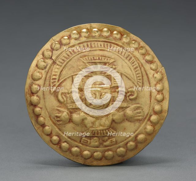 Ear Flare Frontal, Chimú style (900-1470). Creator: Unknown.