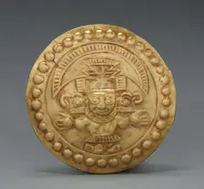 Ear Flare Frontal, Chimú style (900-1470). Creator: Unknown