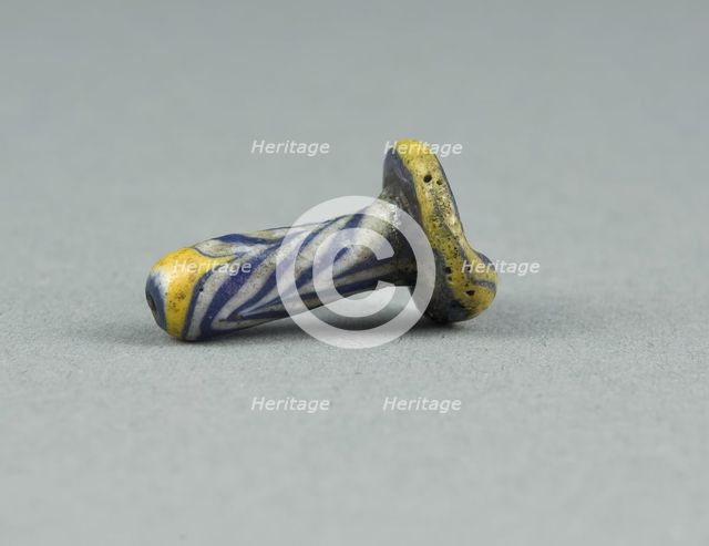 Ear Stud or Bead, Egypt, New Kingdom, Dynasties 18-19 (about 1350-1186 BCE). Creator: Unknown.