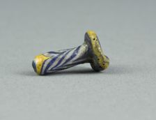 Ear Stud or Bead, Egypt, New Kingdom, Dynasties 18-19 (about 1350-1186 BCE). Creator: Unknown