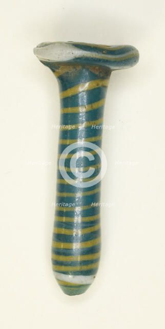 Ear Stud or Bead, Egypt, New Kingdom, Dynasties 18-19 (about 1350-1186 BCE). Creator: Unknown.