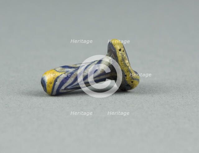 Ear Stud or Bead, Egypt, New Kingdom, Dynasties 18-19 (about 1350-1186 BCE). Creator: Unknown.