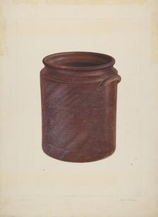 Eardley Jar, c. 1938. Creator: Clyde L. Cheney