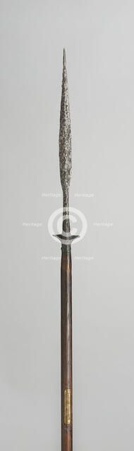Eared Spear, Switzerland, 10th/11th century, possibly 13th/14th century. Creator: Unknown.