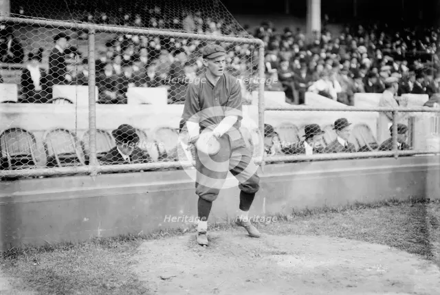 Earl Blackburn, Cincinnati NL (baseball), 1913. Creator: Bain News Service.