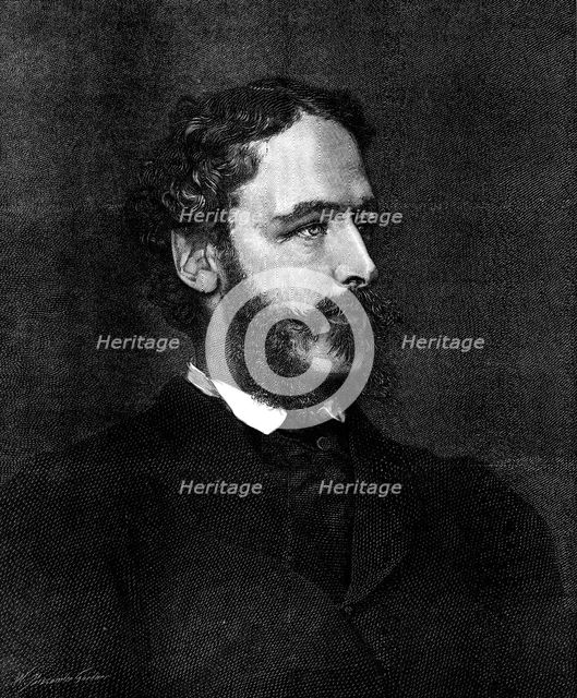 Earl Cowper, K.G., the new Lord Lieutenant of Ireland, 1880. Creator: Unknown.