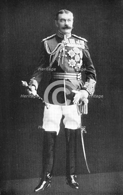 Earl Kitchener of Khartoum, Irish-born British soldier and statesman. Artist: Unknown