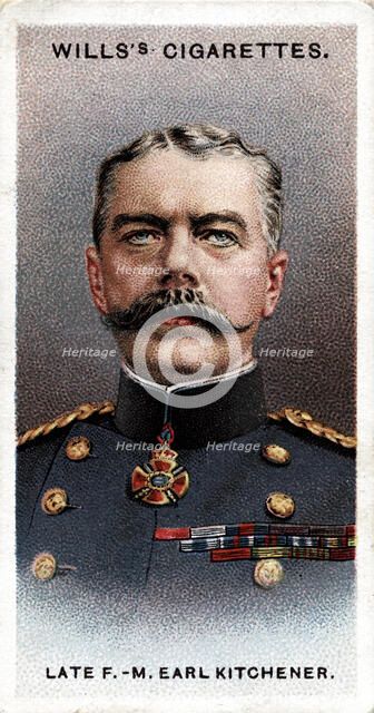 Earl Kitchener of Khartoum, Irish-born British soldier and statesman, c 1900s, (1917). Artist: Unknown