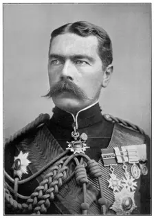 Earl Kitchener of Khartoum, Irish-born British soldier and statesman, in dress uniform