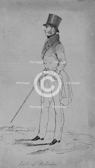 'Earl of Uxbridge', 1838. Artist: Thomas C Wilson.
