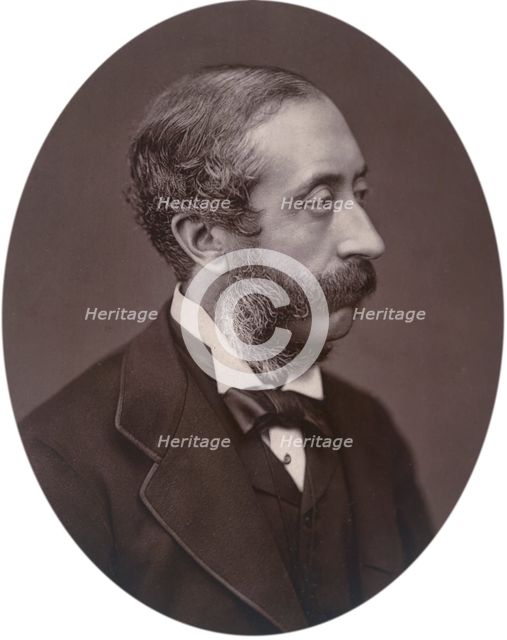 Earl of Carnarvon, President of the Society of Antiquaries, 1880. Creator: Lock & Whitfield.