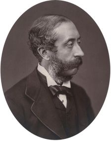 Earl of Carnarvon, President of the Society of Antiquaries, 1880. Creator: Lock & Whitfield