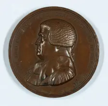 Earl of Eldon, Lord Chancellor, commemorative medal, c1827. Creator: Karl Friedrich Voigt
