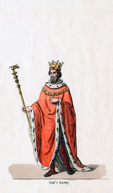 Earl of Surrey, costume design for Shakespeare's play, Henry VIII, 19th century