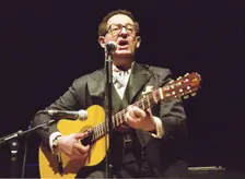 Earl Okin, songwriter and jazz singer/musician, Cadogan Hall, London, 2006. Artist: Brian O'Connor