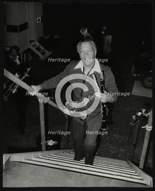 Earle Warren of the Lionel Hampton Orchestra at the Newport Jazz Festival, Middlesbrough, 1978. Artist: Denis Williams