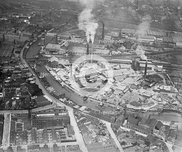 Earles Cement Works, Wilmington, Hulll, Humberside, 1924. Artist: Aerofilms.