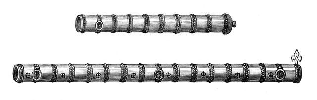 Earliest models of cannon, the Tower of London, (1870). Artist: Unknown