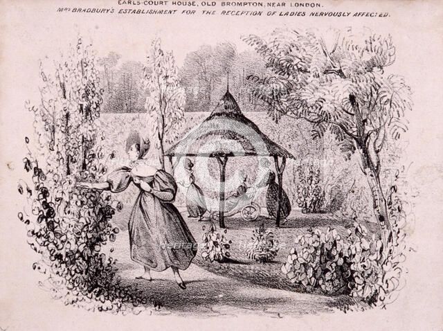 Earl's Court House, Brompton, London, c1850. Artist: GE Madeley