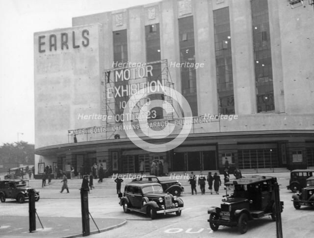Earls Court Motor Exhibition, 1937. Artist: Unknown