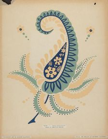 Early Californian Skirt from the portfolio "Decorative Art...", 1935/1942. Creator: Unknown