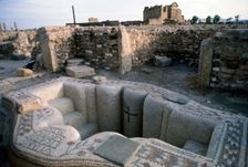 Early Christian Baptismal Bath at Roman forum of Sufetula, Sbeitla, Tunisia, c20th century