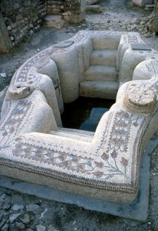Early Christian Baptismal Bath at Roman forum of Sufetula, Sbeitla, Tunisia, c20th century