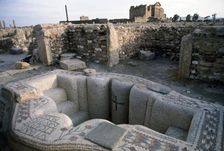 Early Christian Baptismal Bath at Roman forum of Sufetula, Sbeitla, Tunisia, c20th century