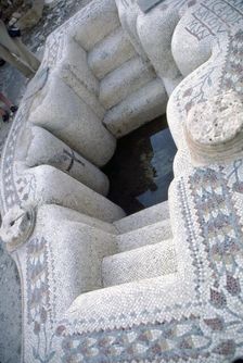 Early Christian Baptismal Bath at Roman forum of Sufetula, Sbeitla, Tunisia, c20th century