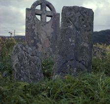 Early Christian cross-slab, 7th century