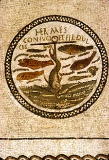 Early Christian Funerary Mosaic, (Roman), 4th century