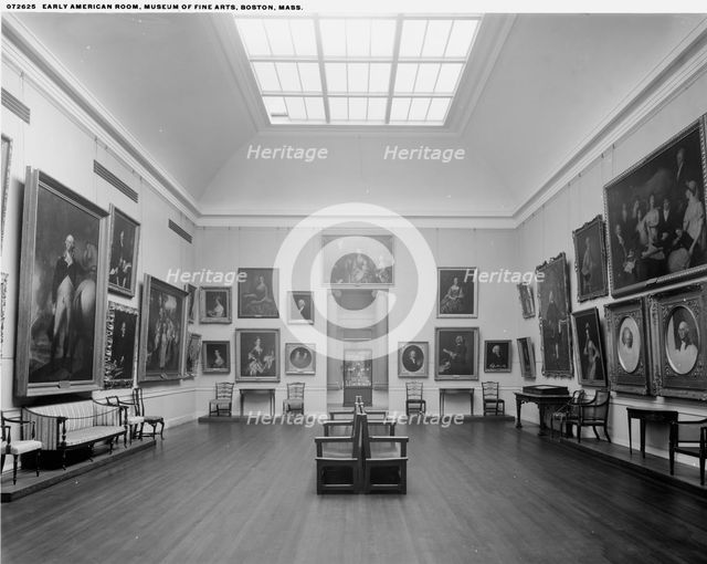 Early American Room, Museum of Fine Arts, Boston, Mass., between 1909 and 1920. Creator: Unknown.