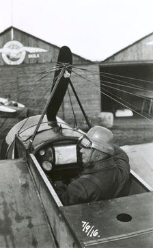 Early aviation at Ljungbyhed, Sweden, 1916. Creator: Unknown
