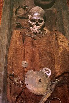 Early bronze age bog burial from Denmark, 16th century