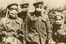 Early gas masks, First World War, 1915, (1935). Creator: Unknown