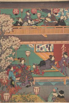 Early Evening in Yoshiwara Inn, 19th century. Creator: Unknown
