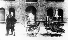 Early Fire Engine, c1890s. Creator: Unknown