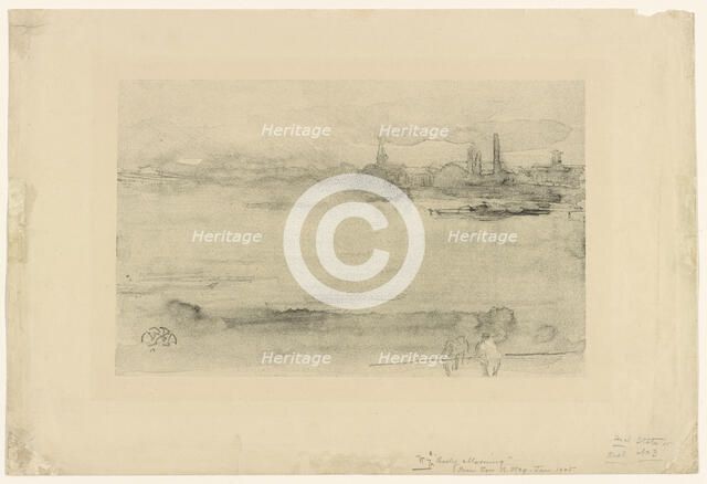 Early Morning, 1878. Creator: James Abbott McNeill Whistler.
